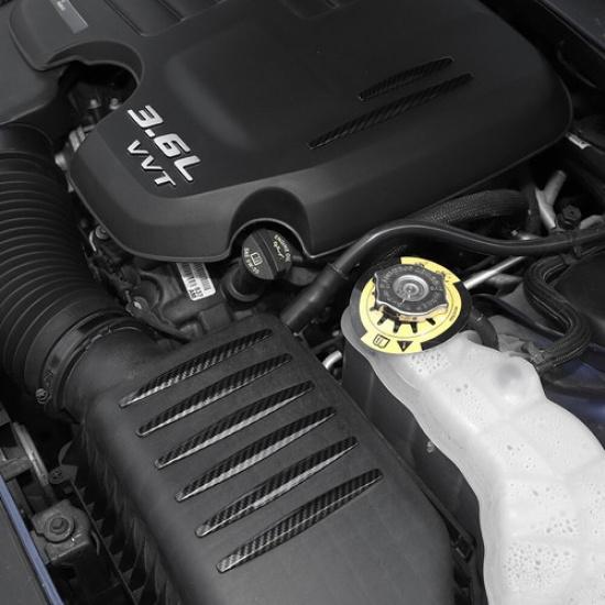 Car Engine Hood Decor Cover Trim Bezels For Dodge Challenger Charger 09+ Carbon