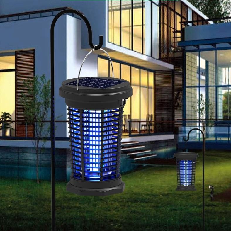 2024 Solar Mosquito Killer Lamp Repeller Outdoor Led Light Fly Killer Lamp Bug Zapper Mosquito Killer Lamp