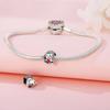 Authentic Original Copper Metal Charm Bead Components Luxury Hug Love Heart Monkey Animal Bead Components Compatible With Bracelet High Quality Fine