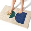 Inyahome Bathroom Rugs Non-Slip Fluffy Soft Plush Microfiber Rug Quick Dry Machine Washable Ultra Shaggy Bathmat Tapete Banheiro