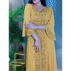 Summer Women's Dress Temperament Elegant Embroidery Sewing Diamonds Evening Gowns