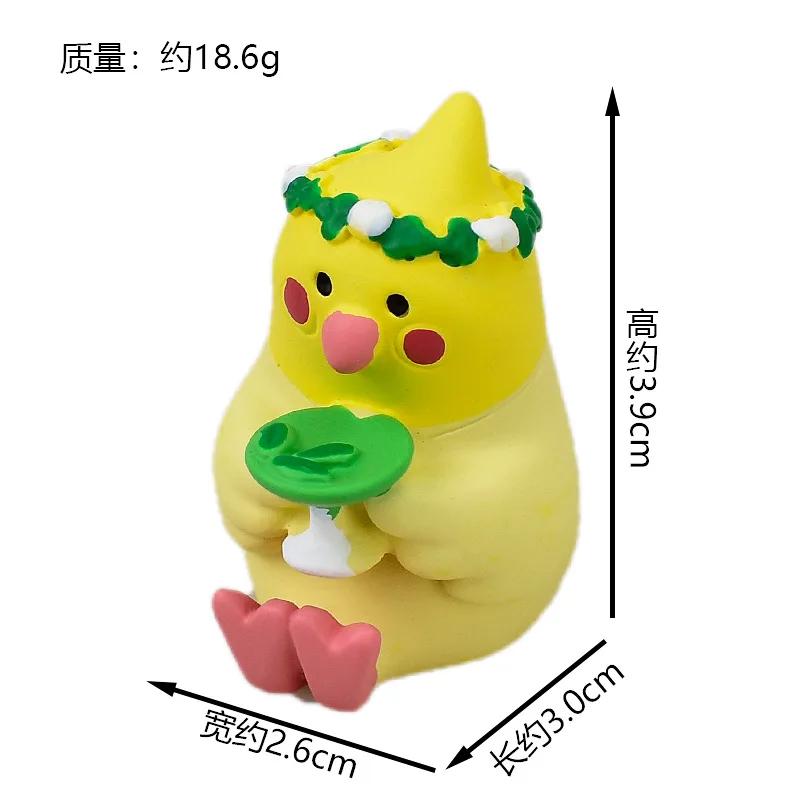 Japanese Groceries Zakka Spring Garden Series Home Decoration Creative Small Ornaments Resin Craft Toys Collectible Gifts