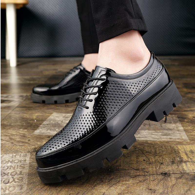 Doudou Shoes Men's 2025 Summer New Soft Leather Trend Versatile Men's Leather Shoes Business Break Leather Shoes