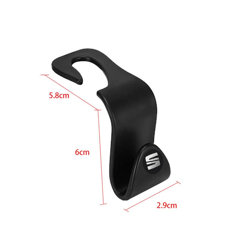 2/4Pcs Car Seat Hook Multifunctional Storage Hanger Car Styling for SEAT Leon FR 5 6 Alhambra MK3 MII Altea 5F Ibiza Toledo Cordoba