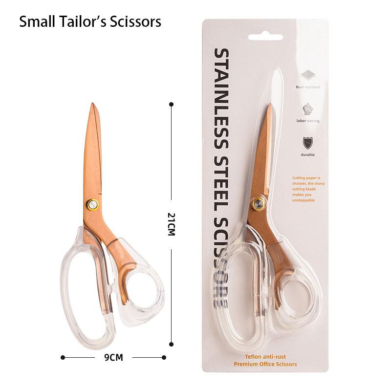 

Dobeli Нержавеющая сталь острые лезвия офисные ножницы прозрачная ручка студенческий DIY резак для бумаги многоцелевой кухонный портной ножницы