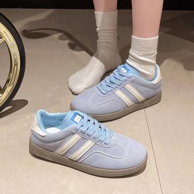 Women's Sneakers  New Genuine Leather Ladies Moral Training Shoes Casual Spring Flat Shoes Designer Sneakers for Women