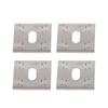 100pcs High Conductivity PV Conductive Gasket Durable Conductive Grounding Sheet  For Solar Systems