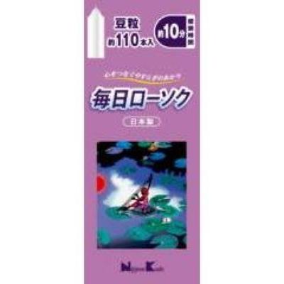 Nippon Kodo Mainichi 110 Pieces Candles, Beans, Approx.