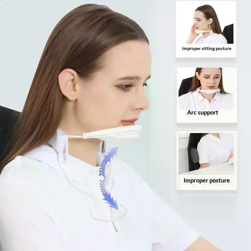 Adjustable Cervical Traction Device Neck Collar Posture Corrector for Neck Pain Relief