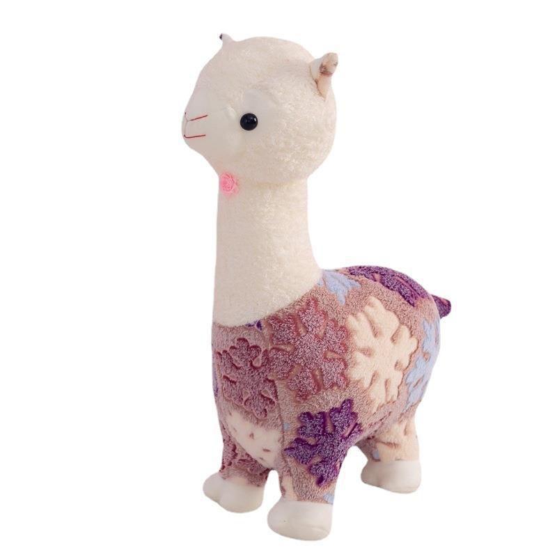 

Adorable Alpaca Plush Toy Soft Stuffed Animal Doll For Kids And Babies 50cm/19.69in