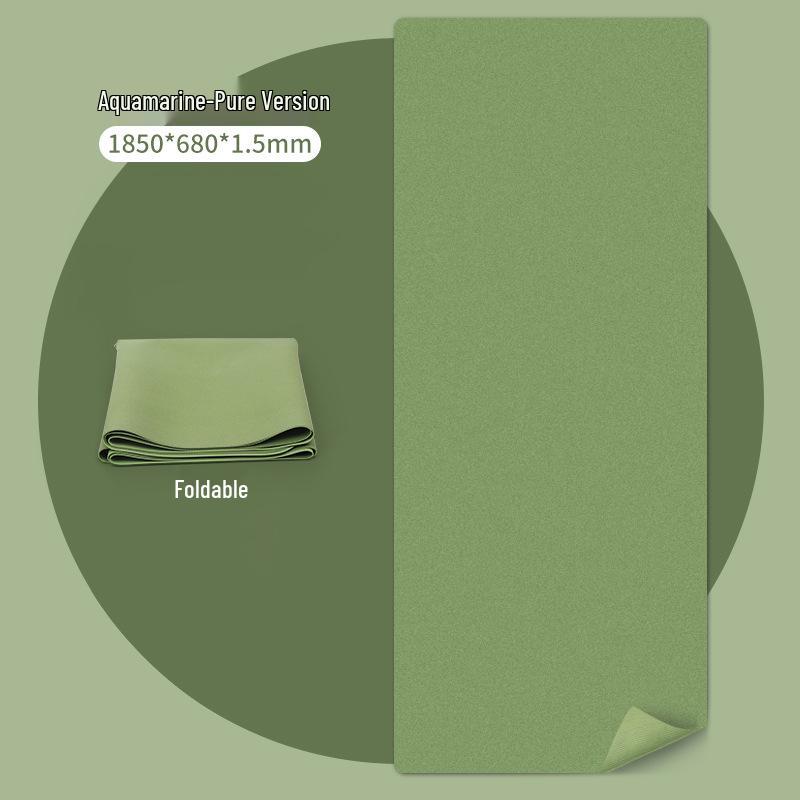 

Портативный коврик для йоги из кокосового волокна толщиной 1,5 мм, нескользящий, натуральный каучук, ПУ - Идеально для женщин