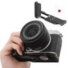 Kamerafäste För Fujifilm X-M5 Trähandgrepp Handtag Aluminiumbas L-Format Fäste L-Platta För Fujifilm XM5 Kameratillbehör