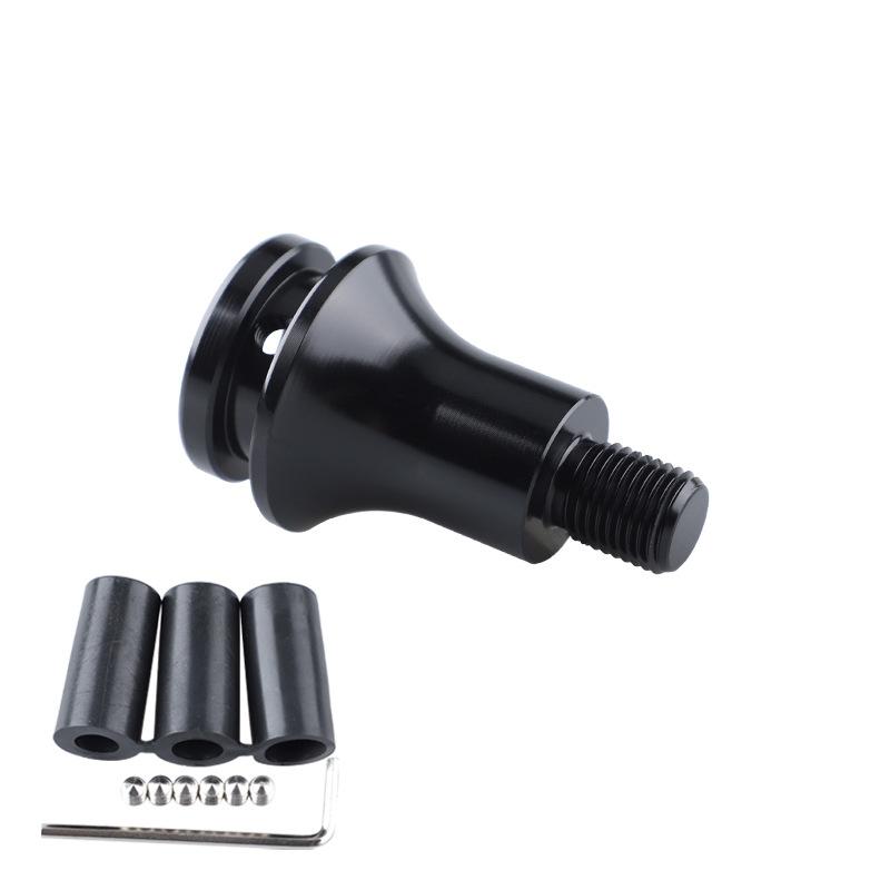 Universal Car Manual Gear Shift Knob Adapter Aluminum Alloy For M 12x1.25 Thread