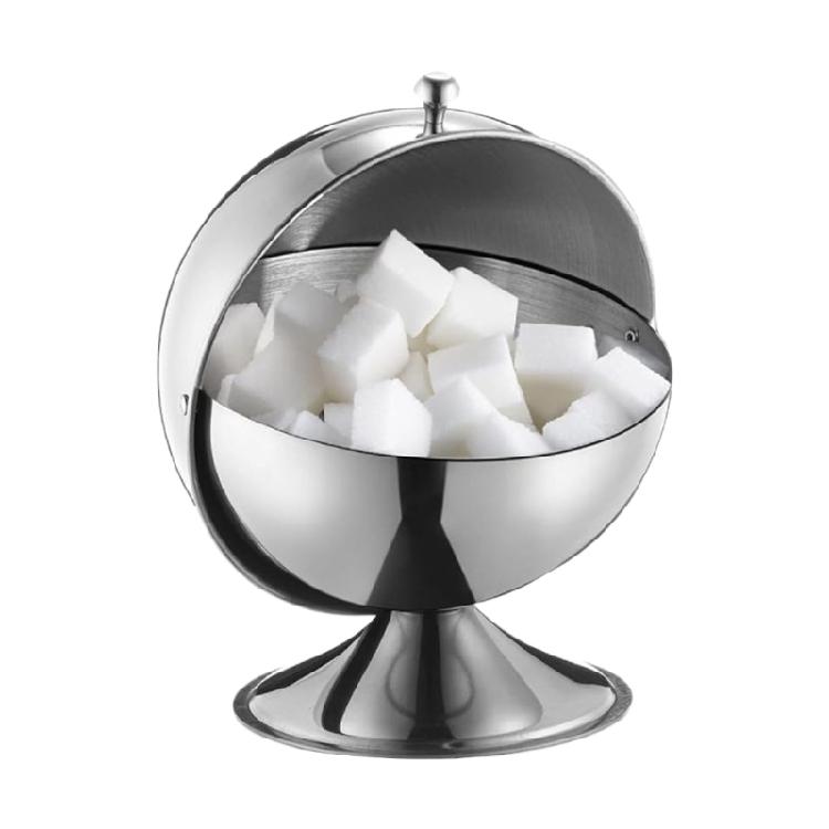 Contemporary Stainless Steel Sugar Dispenser Portable Convenient Candy Storage Solution for Offices Organization