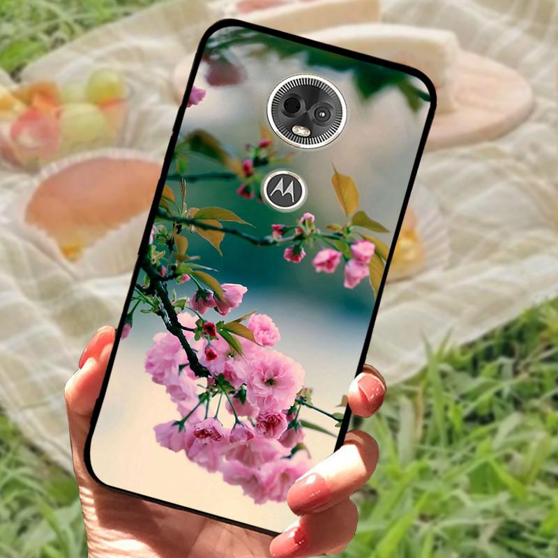 Etui Silikonowe Miękkie Odporne na Wstrząsy TPU Tylna Pokrywa dla Motorola Moto E5 / E5 Play EU / E5Plus / E5 Plus Capa E5Play E 5 Marmur