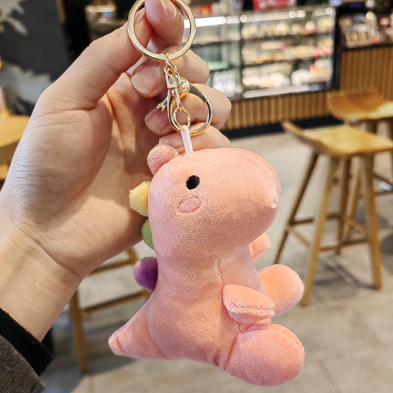 Pluszowy Brelok Mały Dinozaur - Urocza Zawieszka na Torby i Plecaki