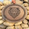 60.96 Cm Wolf Battleworn Wooden Shield Medieval Viking Warrior Shield Wall Decor Shield Best Gift for Decoration