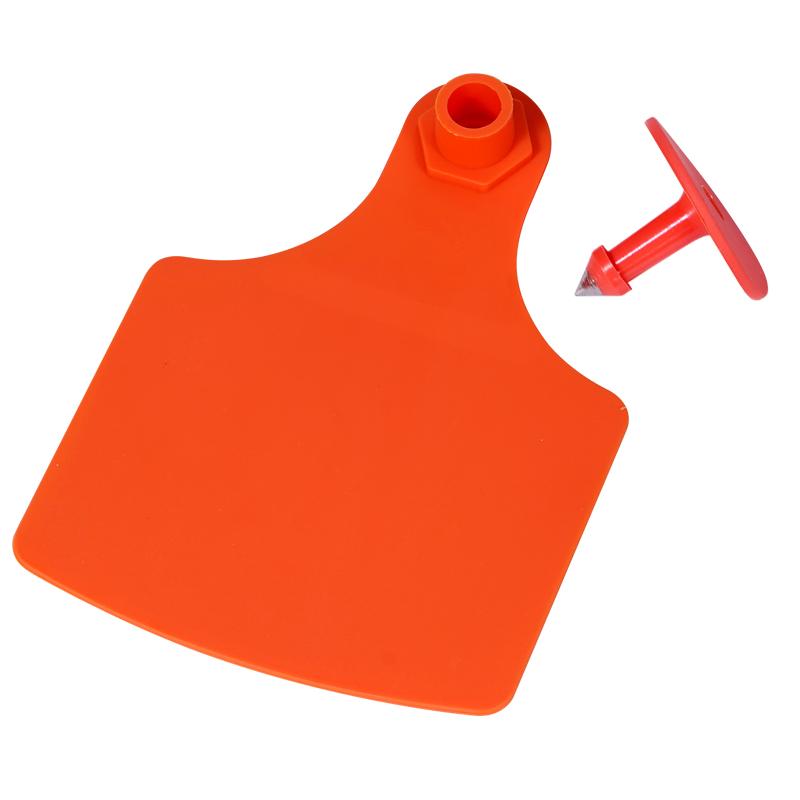 100Pcs Cow Ear Tag Large Size 105x75mm Animal Identification Card Label without Words Livestock Ear Tag Marker Signage