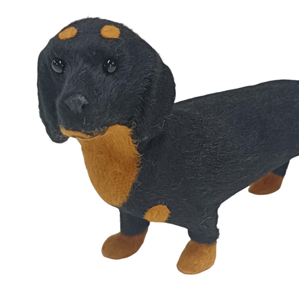 Dachshund Stuffed Plush Toy Skin-Friendly Plush Pillow for Emotional Support Figure Doll for Children Kids Boys Girls Room Decor