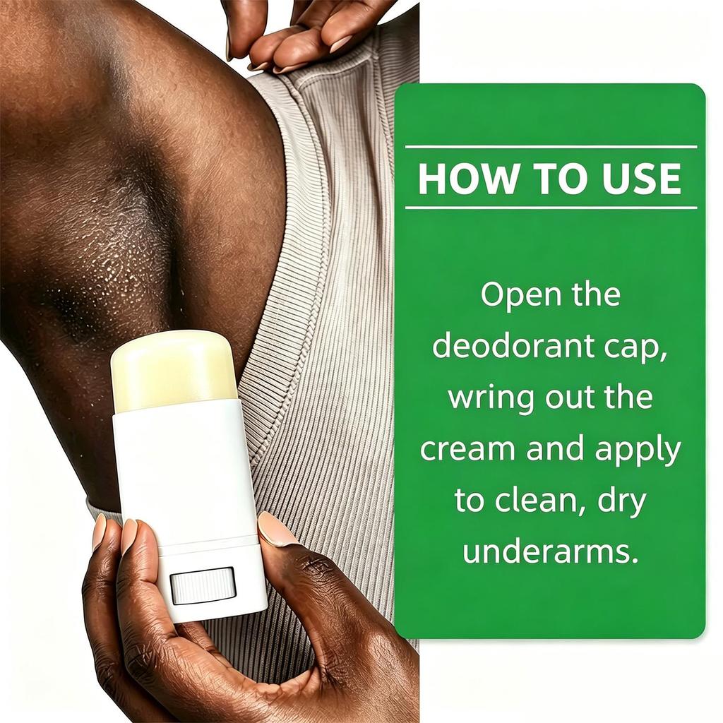 Coconut Deodorant-Aluminum & Paraben-Free, Gentle On Skin-Suitable For All Skin Types, 15g