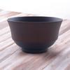 Miso Soup Dark x Current model J-kitchens Bowl, Wooden, Kisai, Brown, Medium, 11.3cm 6.8cm,