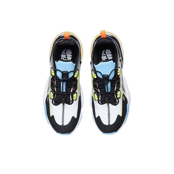 Li Ning Kids Half Palm Air Cushion Non-Slip Shock Absorbing Wear-Resistant Breathable Lightweight Low-Top Running Shoes Kids Running Shoes YKCR052-3