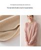 2025 Women's Cashmere Sweater - Round Neck, Osmanthus Stitch, Loose Fit, Curved Hem, Long Sleeve, Autumn/Winter Collection