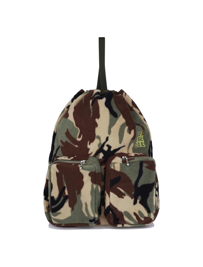 Yeseyesee Fleece Drawstring Sack Camo