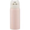 Skater Straw Mug, Dusky Pink, 350ml, Insulated Stainless Steel Water Bottle, One-Touch Open, STOT3ST-A