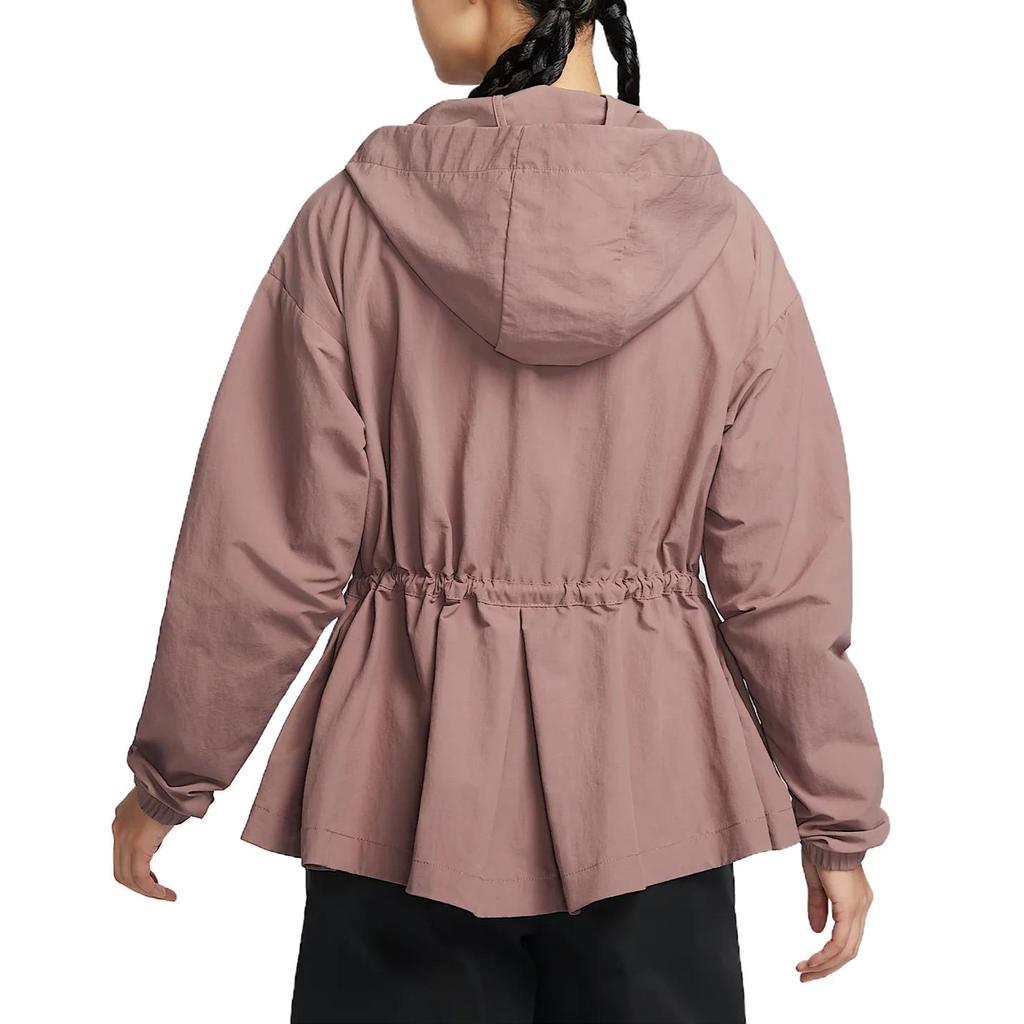 Nike Sportswearwoven SS24 Everything Jacket Women's Smokey Mauve Red Black FN3670-208