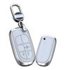 Jeep Dedicated 3 Button Key Case, Key Holder, Key Cover, Zinc Alloy, Genuine