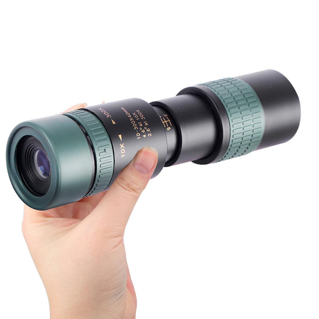 Monocular Telescope 300x40 High Definition Monocular Lightweight Monocular with Phone Adapter & BAK4 Prism & FMC Lens