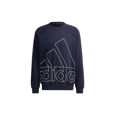 Lässiges Sport-Sweatshirt mit großem Logo-Print für Herren, Oberteile, Marineblau HB5086