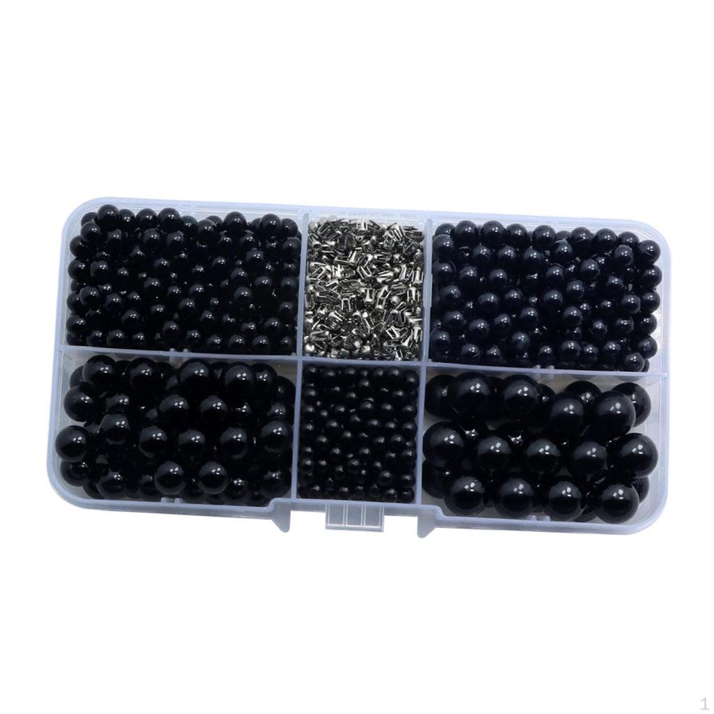 600 Pieces Crafting Beads Beading Supplies Imitation Multifunctional Loose for Vase Filler