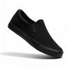 2026 Spring Summer Cloth Shoes Mens Street Style Casual Shoes Flat Black Breathable Cloth Footwear Big Size 45
