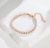 Stylish And Simple Style Stainless Steel Full Diamond Bracelet Niche Design Daily Versatile Titanium Steel Women'S Bracelet