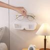 6PCS Plastic Wall Mounted Glasses Storage Case Easy Installation Eyewear Organizing Holder for Sunglasses Display