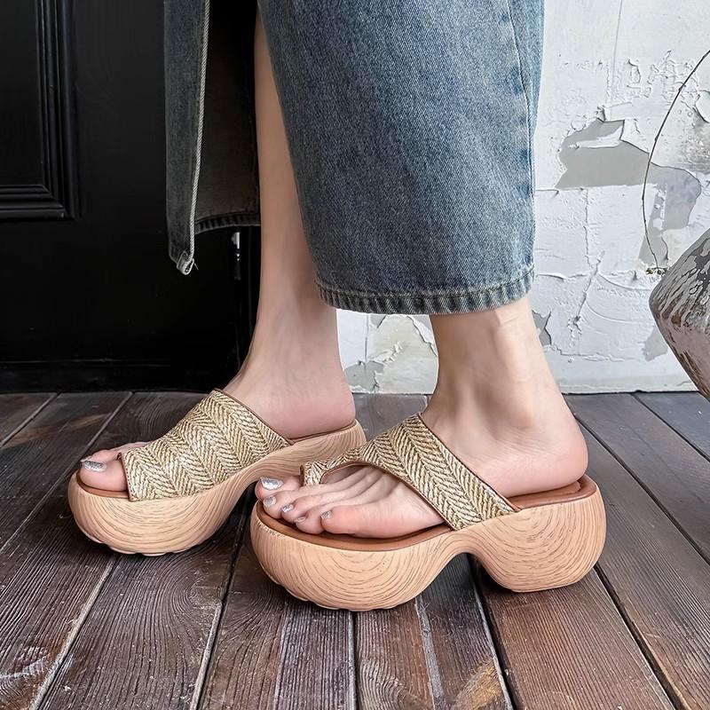

Fashion Chunky Women Clip Toe Sandals Mid Heeled Elegant Shoes Summer 2025 Fashion Slides New Trend Pumps Flip Flops Mujer De Sandalias 40