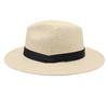 Spring And Summer Straw Hat Breathable Cool Hat Beach Sun Protection Visor Hat Gentleman Jazz Hat Men And Women Trendy