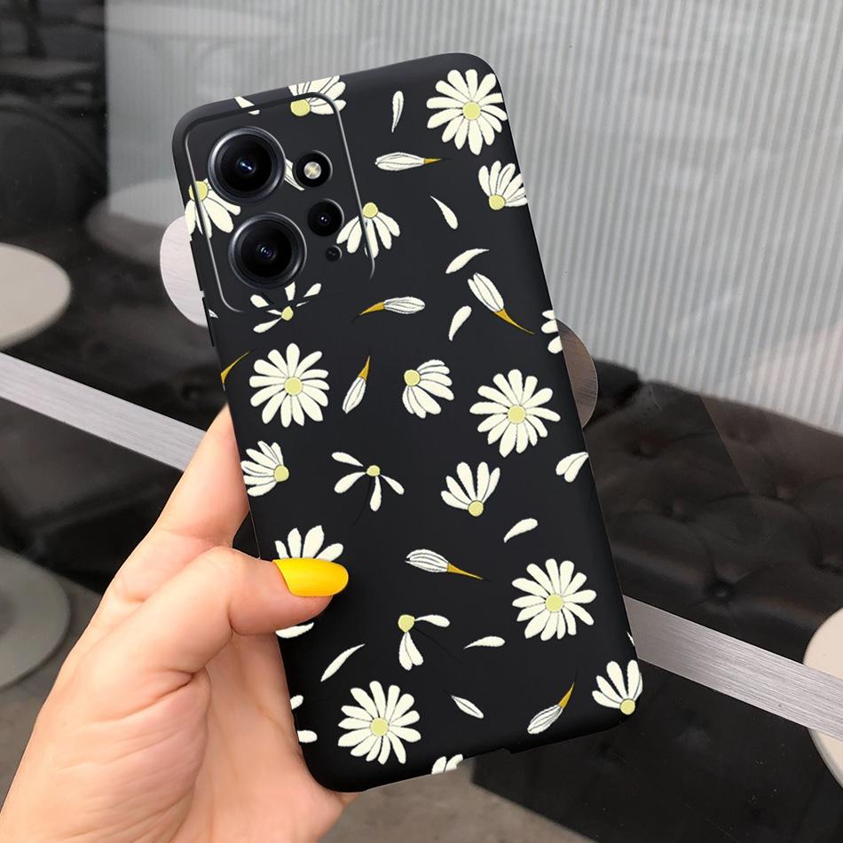 Case For Xiaomi Redmi Note 12 4G Note12 Pro Global Cute Sunflower Candy Color Soft Silicone Cover For Redmi Note 12 Pro 12Pro 5G