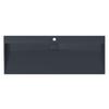 Vidaxl Sink, 120X46X11 Cm, Mineral Composite/Marble, Anthracite