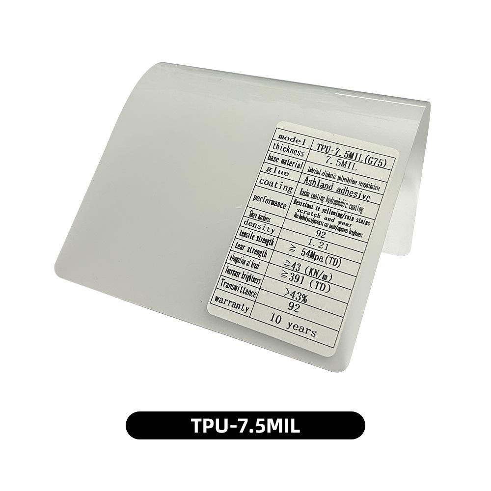 TPU Car Paint Protection Film - Transparent, Hydrophobic, Stain Resistant, Snow-Ready Full Car Cover