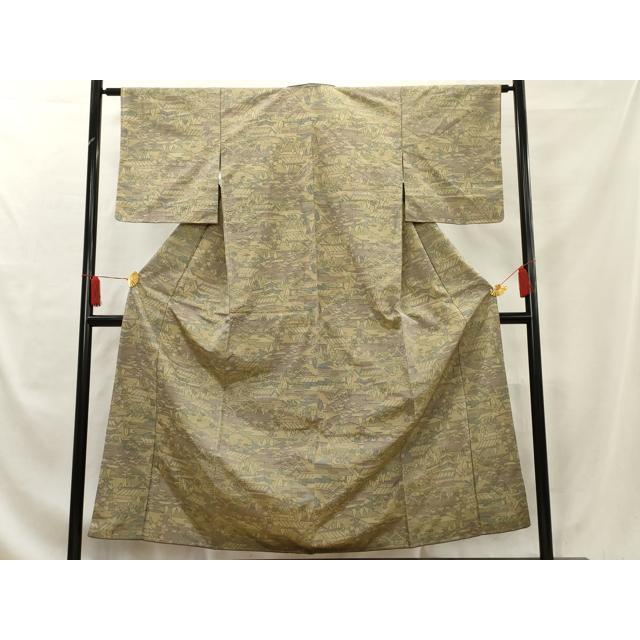Heiwaya Kimono High-quality pongee, landscape pattern, pure silk, masterpiece, unused, AAAY9200cs