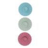 3pcs Silicone Cup Covers Anti Dust Colorful Universal Airtight Seal Reusable Flexible Mug Covers for Office Home