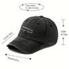 Fashion Print Perfectly Vintage Washed Casual Fishing Cap with A Curved Brim, Hip-Hop Travel Baseball Hat.