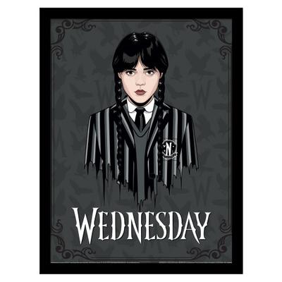 Wednesday Wednesday Addams Framed Poster