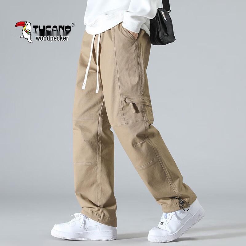 

TUCANO Men s Autumn/Winter Straight Cargo Casual Pants 2XL