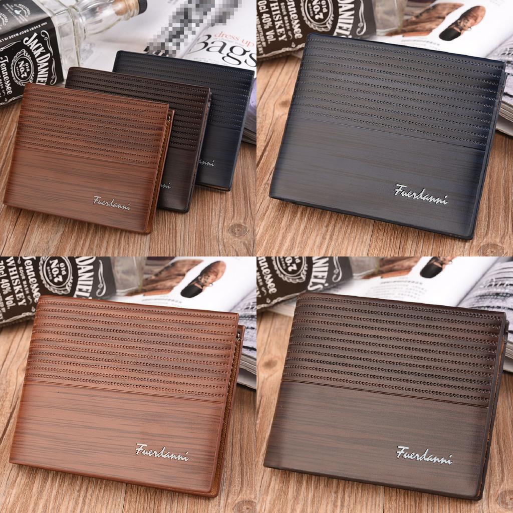 Stylish New Men's Wallet Slim Korean Design With Multiple Card Slots In Pu Leather