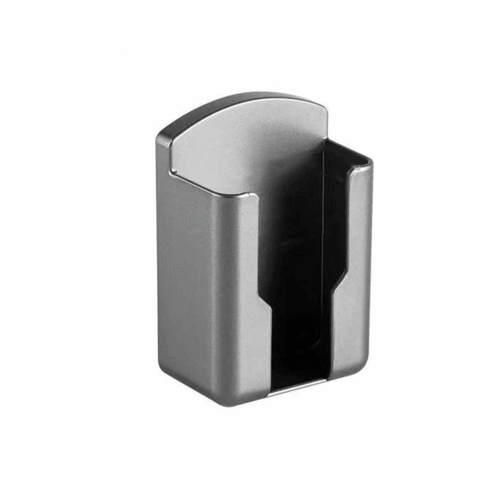 

Самоклеящийся держатель для пульта дистанционного управления кондиционером, пластиковый кронштейн для зарядки телефона для дома серый