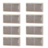 8Pcs Rectangular Reflectors Water Proof Self Adhesive Rectangular Reflective Stickers for Trailer   Truck Tractor Boat